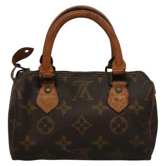LOUIS VUITTON Monogram Mini Speedy Hand Bag M41534 - Picture 2 of 16
